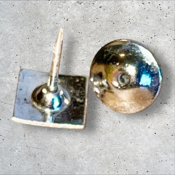 Vintage Sterling Silver Men’s Tie Pin Square Etched Unsigned - Picture 3 of 6